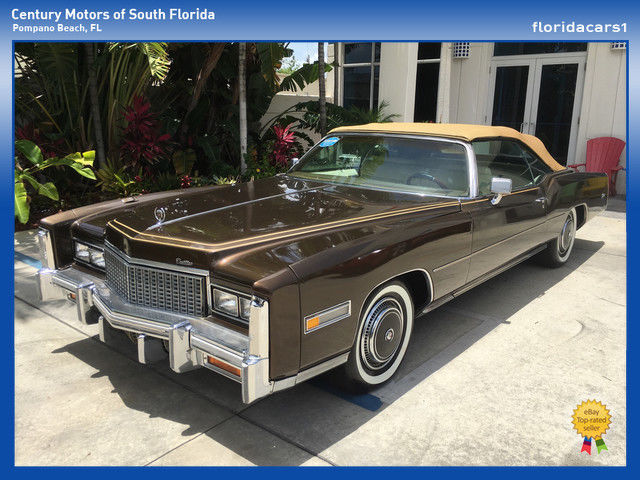 1976 Brown Cadillac Eldorado Convertible