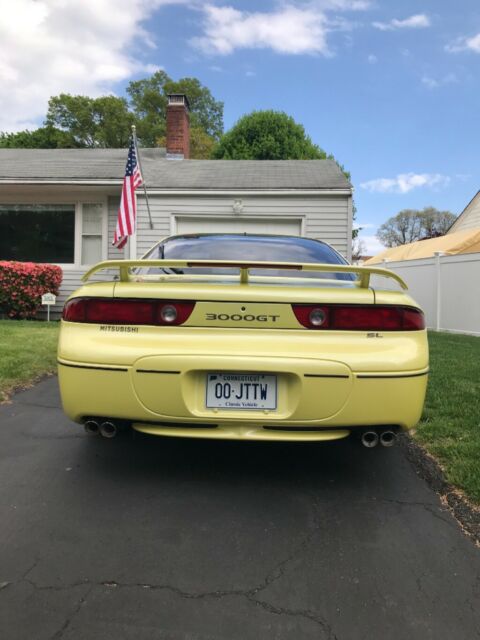 1994 Yellow Mitsubishi 3000GT Coupe