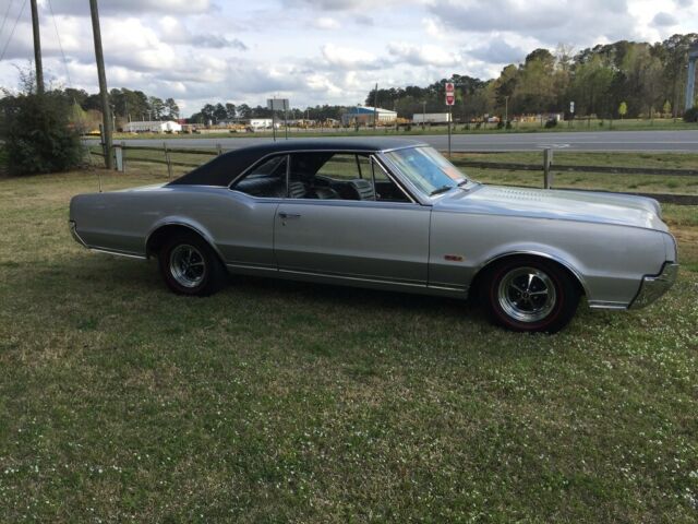 1967 Silver Oldsmobile 442 2 door