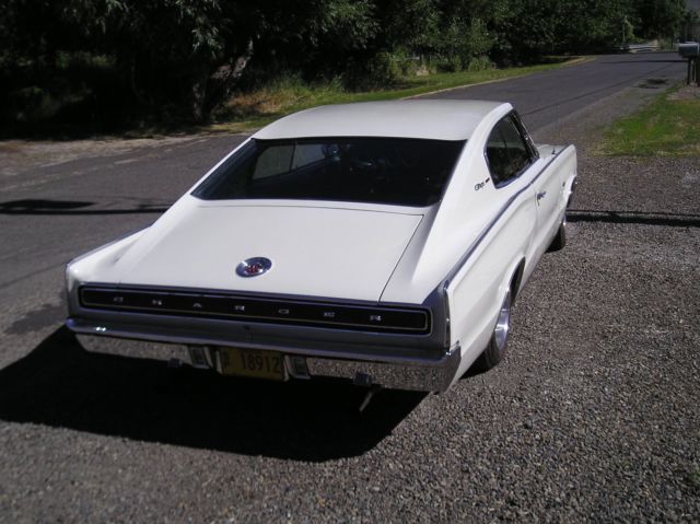 1966 White Dodge Charger Fastback