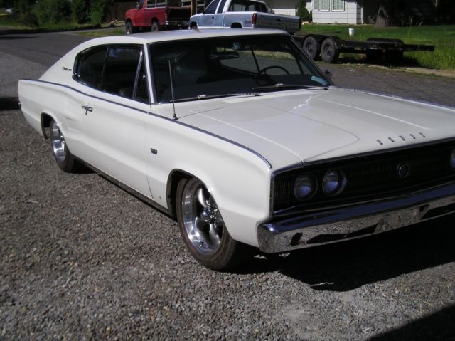 1966 White Dodge Charger Fastback