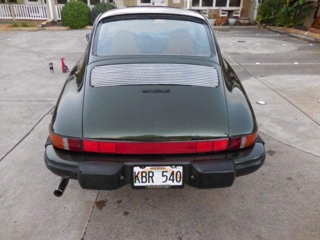 1976 dark racing green Porsche 912 Coupe
