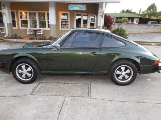 1976 dark racing green Porsche 912 Coupe