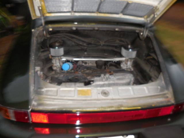 1976 dark racing green Porsche 912 Coupe