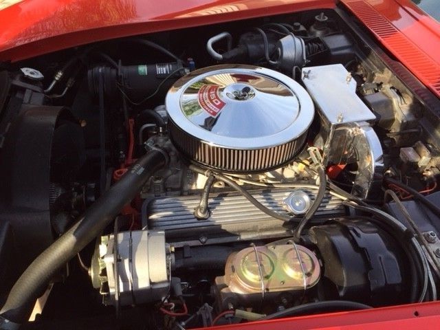 1970 Red Chevrolet Corvette Convertible