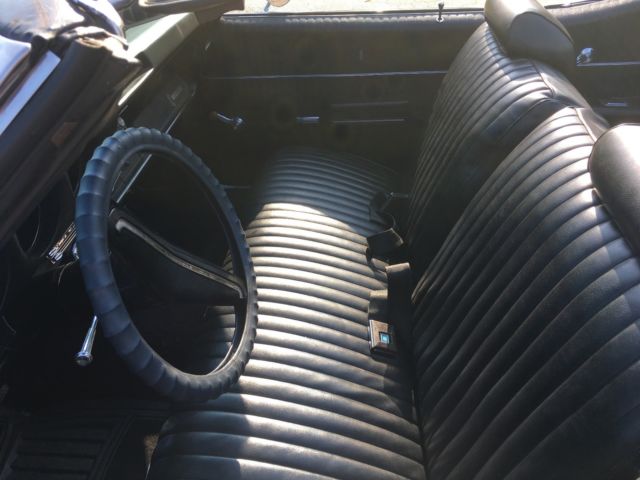 1969 Blue Oldsmobile Cutlass Convertible