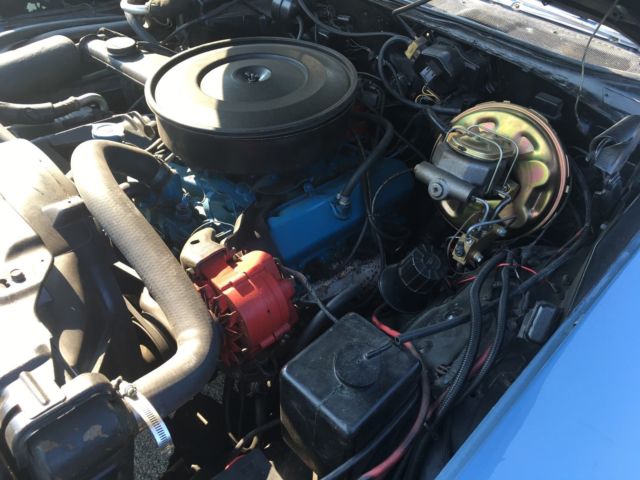 1969 Blue Oldsmobile Cutlass Convertible