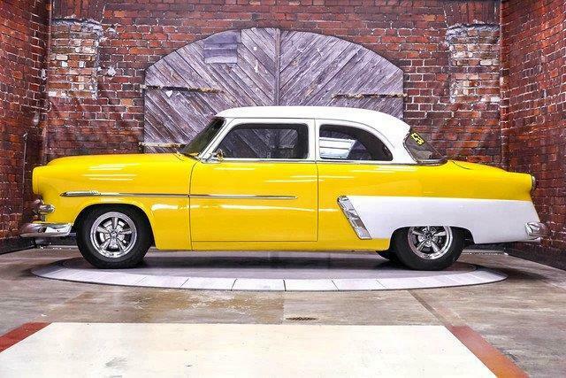 1953 Yellow Ford Fairlane Sedan