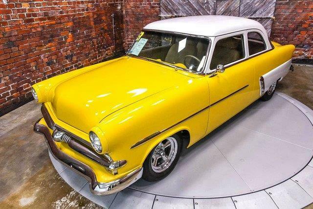 1953 Yellow Ford Fairlane Sedan