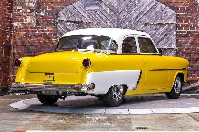 1953 Yellow Ford Fairlane Sedan
