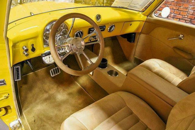 1953 Yellow Ford Fairlane Sedan