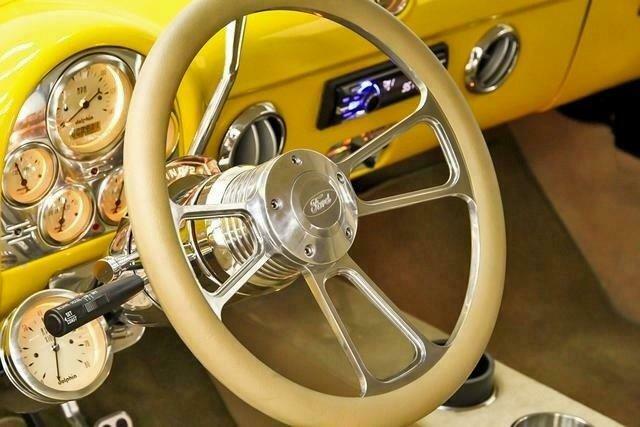1953 Yellow Ford Fairlane Sedan