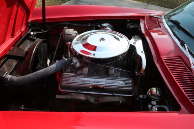 1964 Red Chevrolet Corvette Convertible