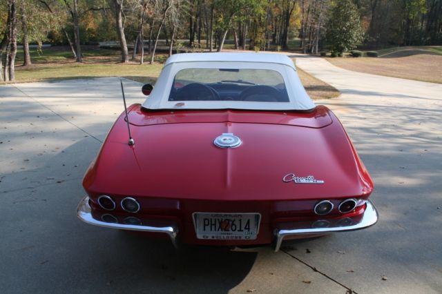 1964 Red Chevrolet Corvette Convertible
