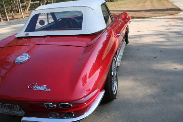 1964 Red Chevrolet Corvette Convertible