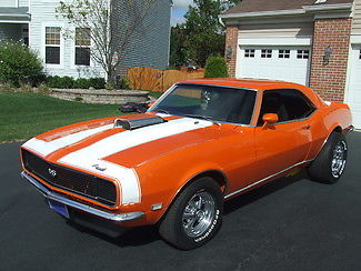 1968 Orange Chevrolet Camaro Coupe