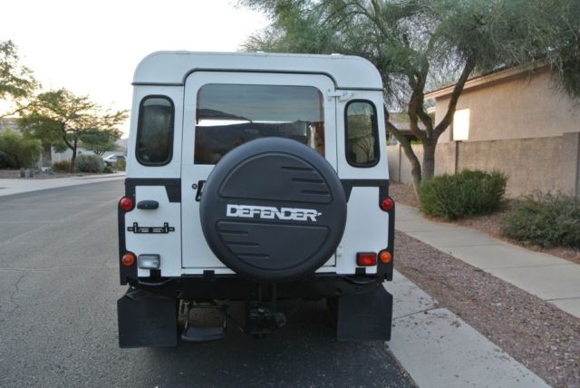 1980 White Land Rover Defender SUV