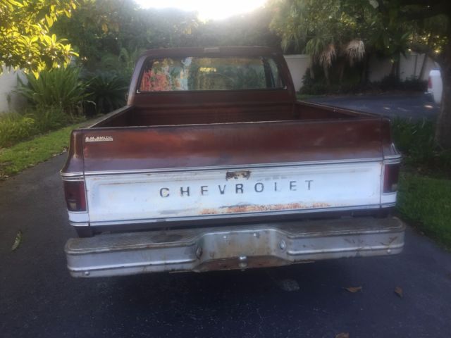 1979 BROWN AND WHITE Chevrolet C-10 PICK UP