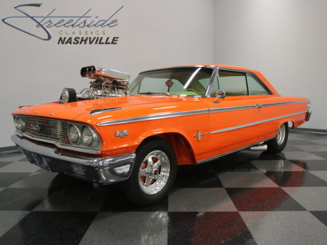 1963 Orange Ford Galaxie Coupe