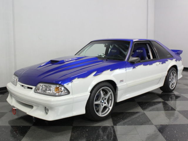 1989 Blue Ford Mustang Coupe