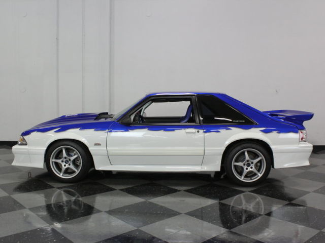 1989 Blue Ford Mustang Coupe