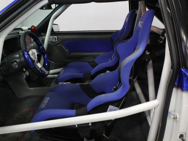 1989 Blue Ford Mustang Coupe