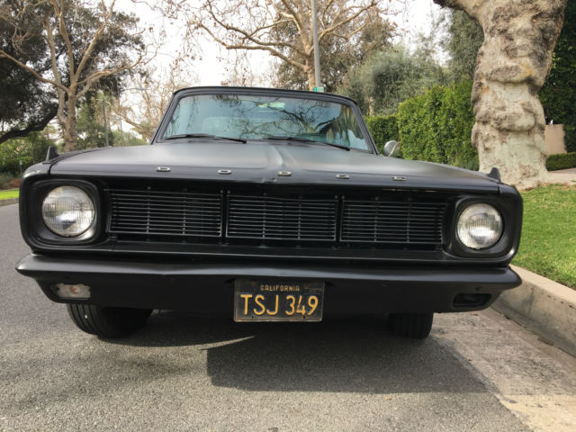 1966 Black Dodge Dart Coupe