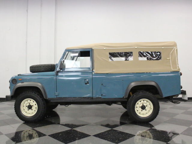 1991 Blue Land Rover Defender SUV
