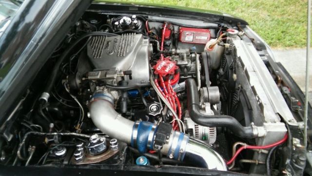 1988 Black Ford Mustang Hatchback