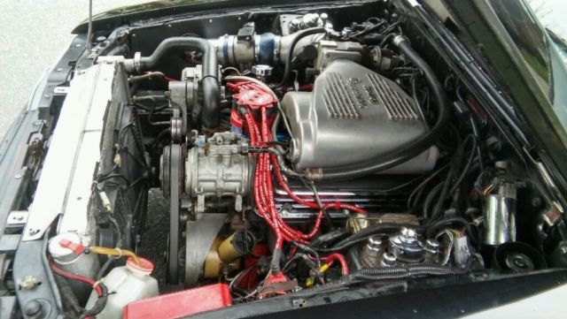 1988 Black Ford Mustang Hatchback