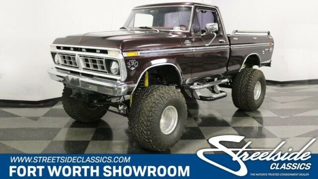 1976 Burgundy Ford F-150 Pickup Truck