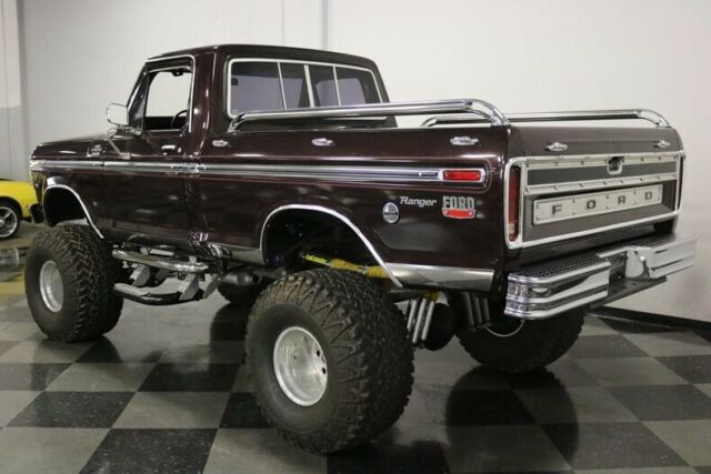 1976 Burgundy Ford F-150 Pickup Truck