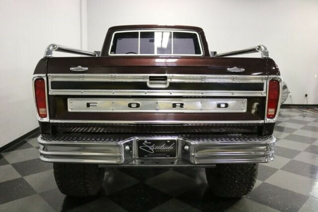 1976 Burgundy Ford F-150 Pickup Truck