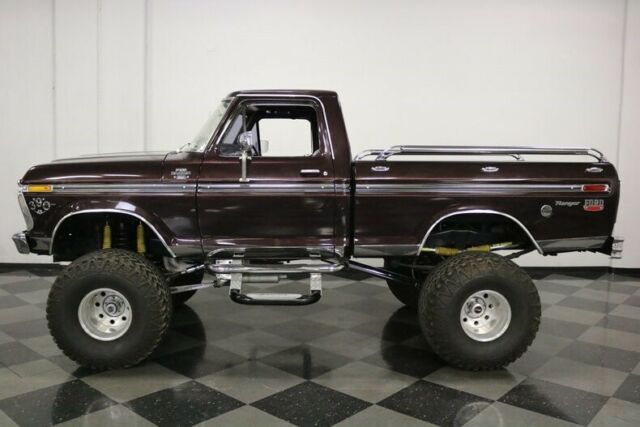 1976 Burgundy Ford F-150 Pickup Truck