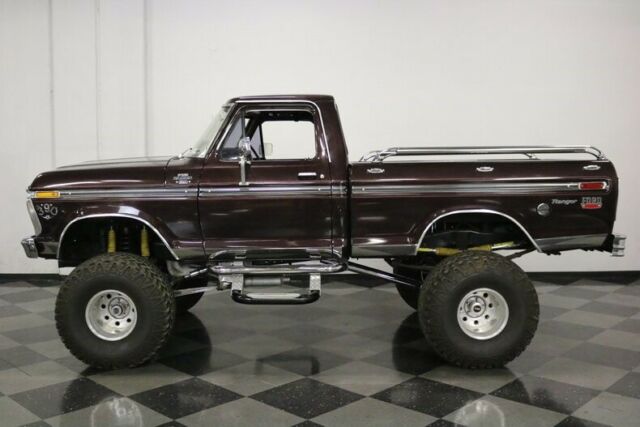 1976 Burgundy Ford F-150 Pickup Truck