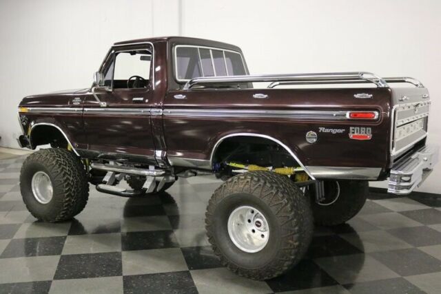 1976 Burgundy Ford F-150 Pickup Truck