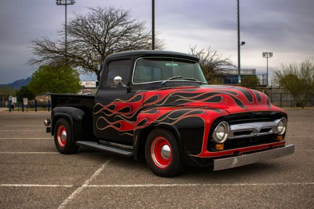 1956 Black Ford F-100 Single Cab