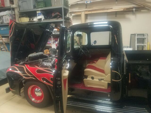 1956 Black Ford F-100 Single Cab