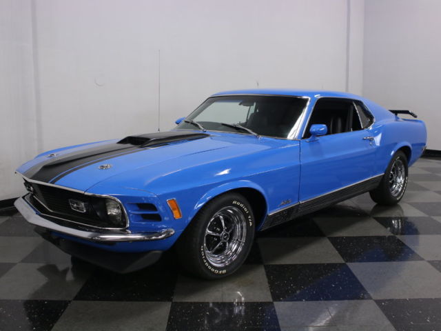 1970 Blue Ford Mustang Coupe