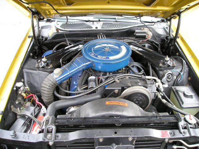 1973 Gold Ford Mustang Convertible