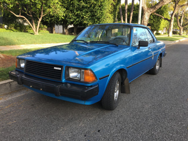 1979 Blue Mazda 626 Coupe