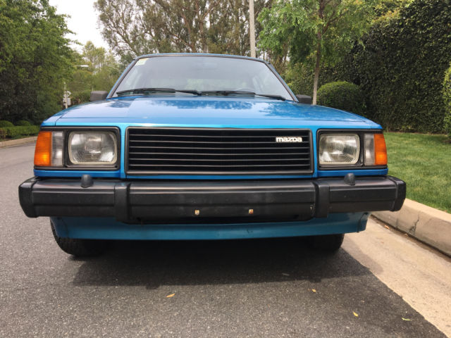 1979 Blue Mazda 626 Coupe