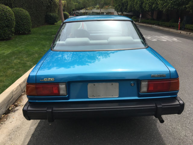 1979 Blue Mazda 626 Coupe