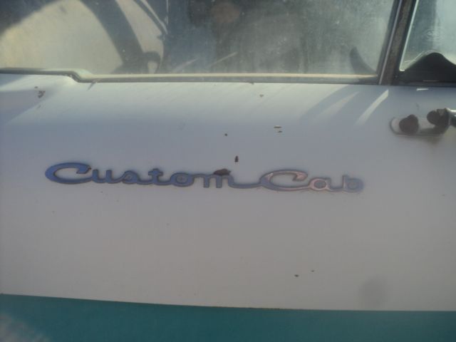 1962 Turquoise Ford F-100 Uni-body