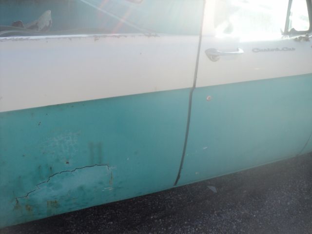 1962 Turquoise Ford F-100 Uni-body