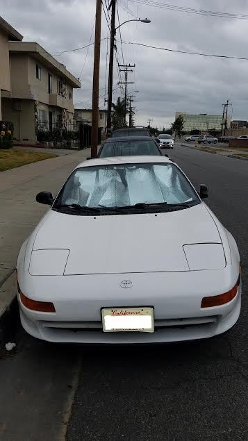 1991 White Toyota MR2 Coupe