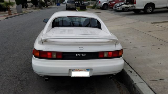1991 White Toyota MR2 Coupe
