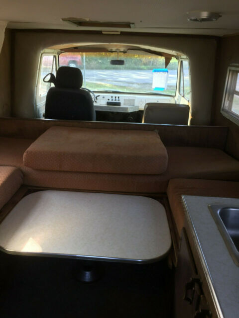 1965 Tan Ford Econoline Camper