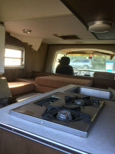 1965 Tan Ford Econoline Camper