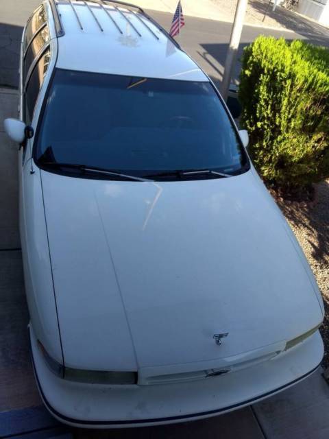 1993 WHITE Chevrolet Capriceold Wagon
